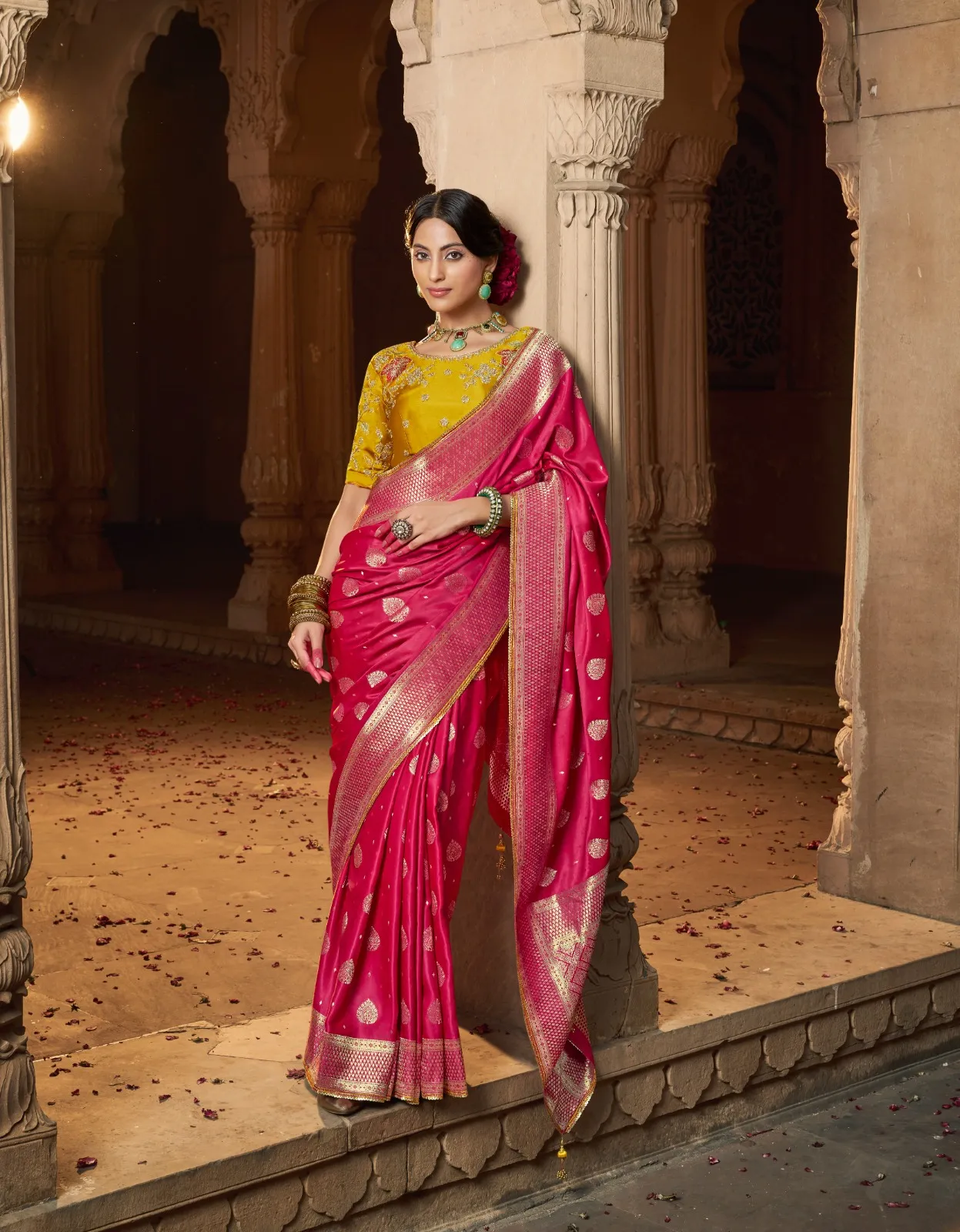 Wedding Wear Designer Saree - Image 2