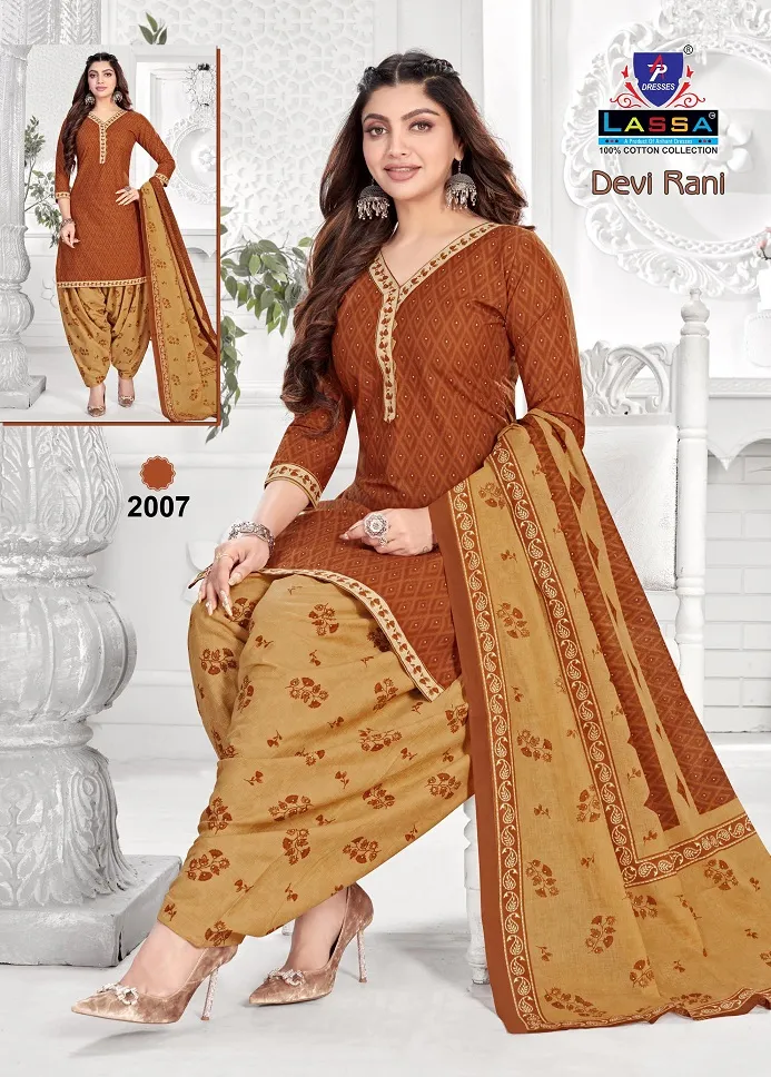 Arihant Lassa Devi Rani Vol 2 Cotton Unstitched Salwar Suit Wholesaler Summer Wear Ethnic Suits - Image 2