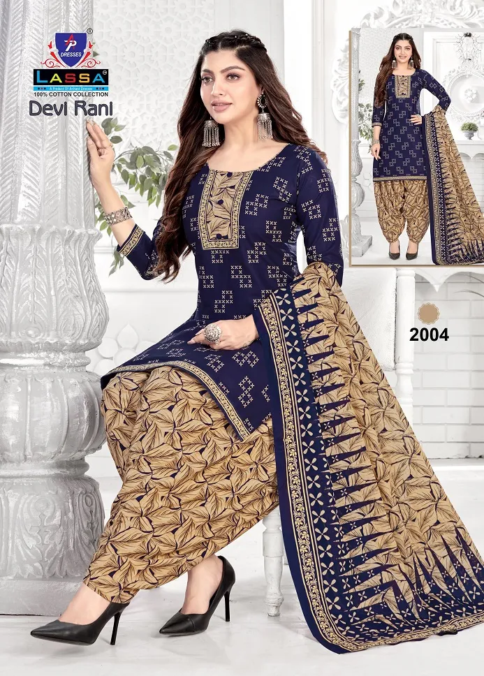 Arihant Lassa Devi Rani Vol 2 Cotton Unstitched Salwar Suit Wholesaler Summer Wear Ethnic Suits - Image 9