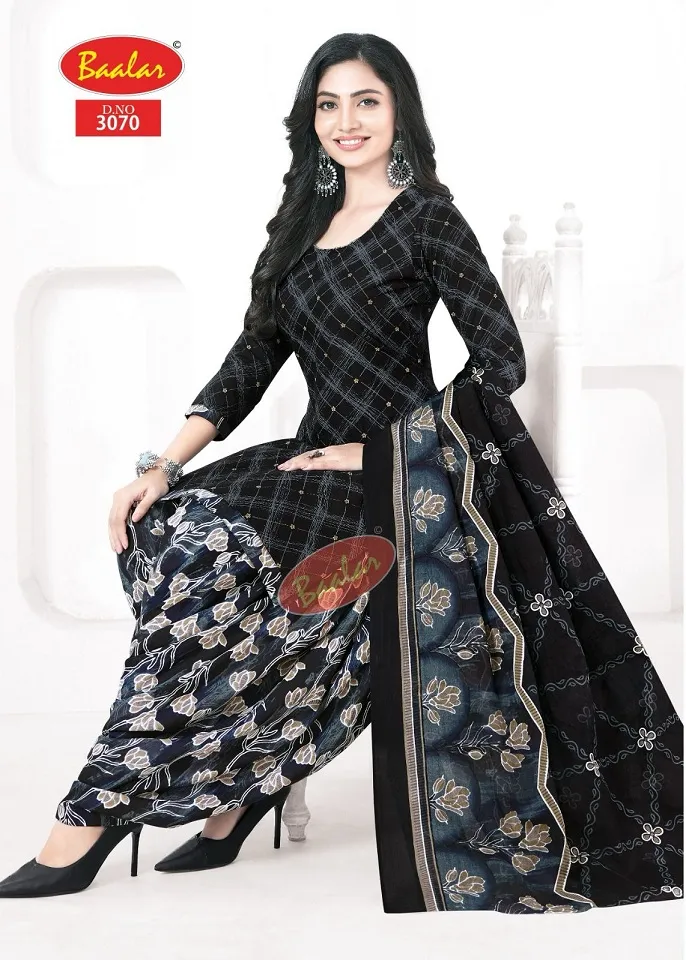 Baalar Zaara Patiyala Vol 30 Unstitched Cotton Printed Salwar Suit Summer Wear Wholesaler - Image 18