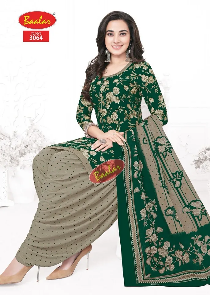 Baalar Zaara Patiyala Vol 30 Unstitched Cotton Printed Salwar Suit Summer Wear Wholesaler - Image 19
