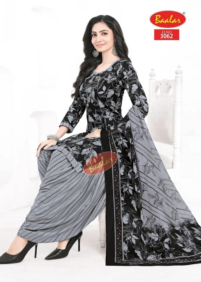 Baalar Zaara Patiyala Vol 30 Unstitched Cotton Printed Salwar Suit Summer Wear Wholesaler - Image 20