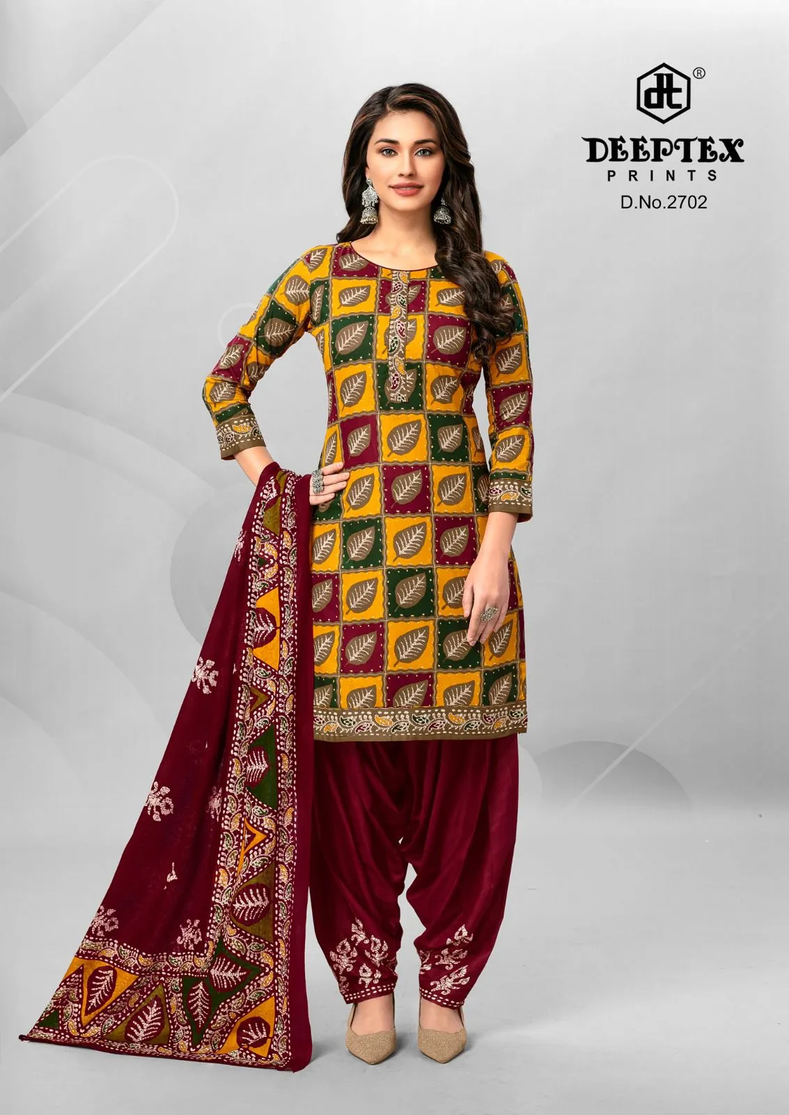 Deeptex Batik Plus Vol 27 Batik Printed Unstitched Salwar Suit Wholesaler - Image 3