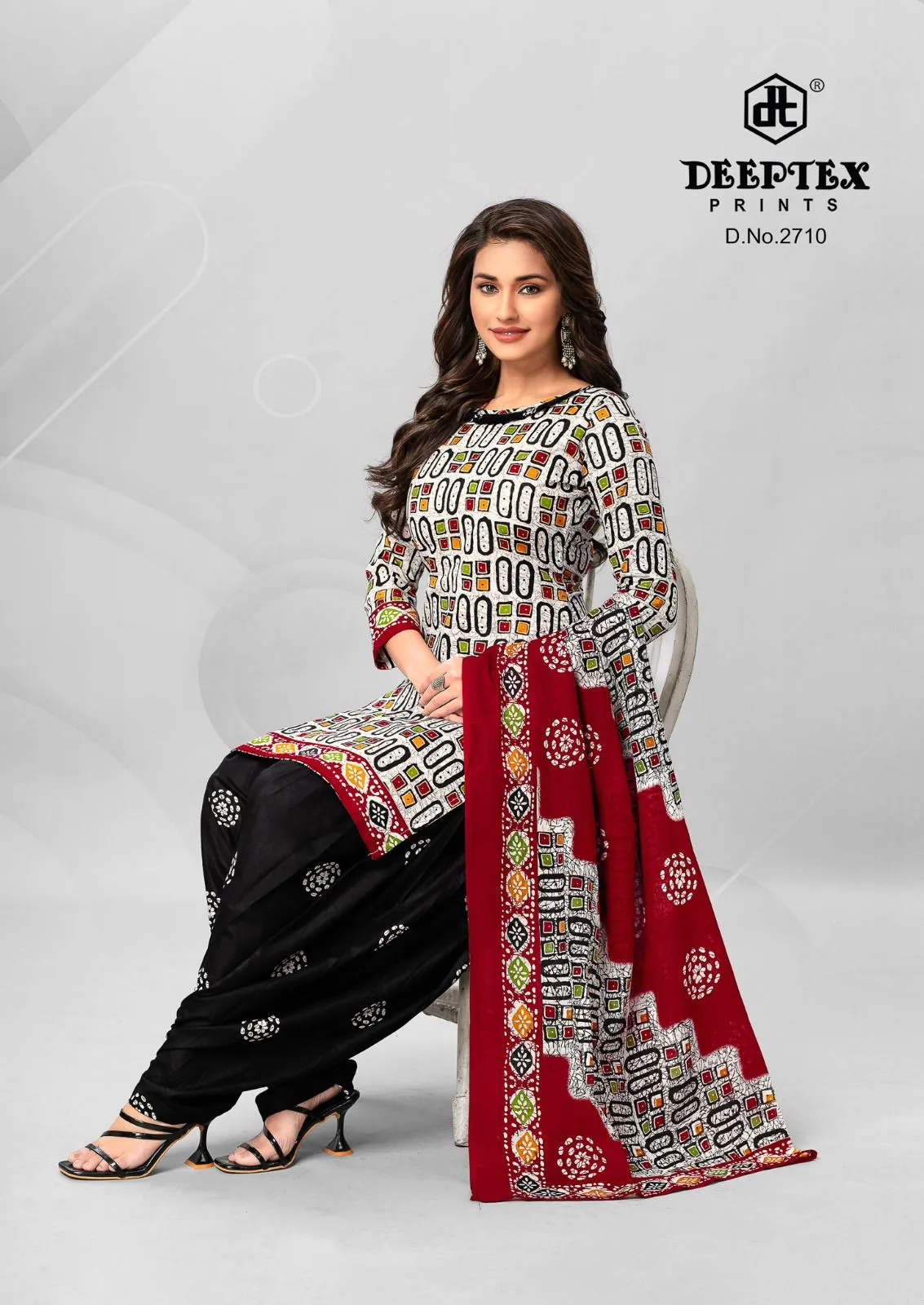 Deeptex Batik Plus Vol 27 Batik Printed Unstitched Salwar Suit Wholesaler - Image 4