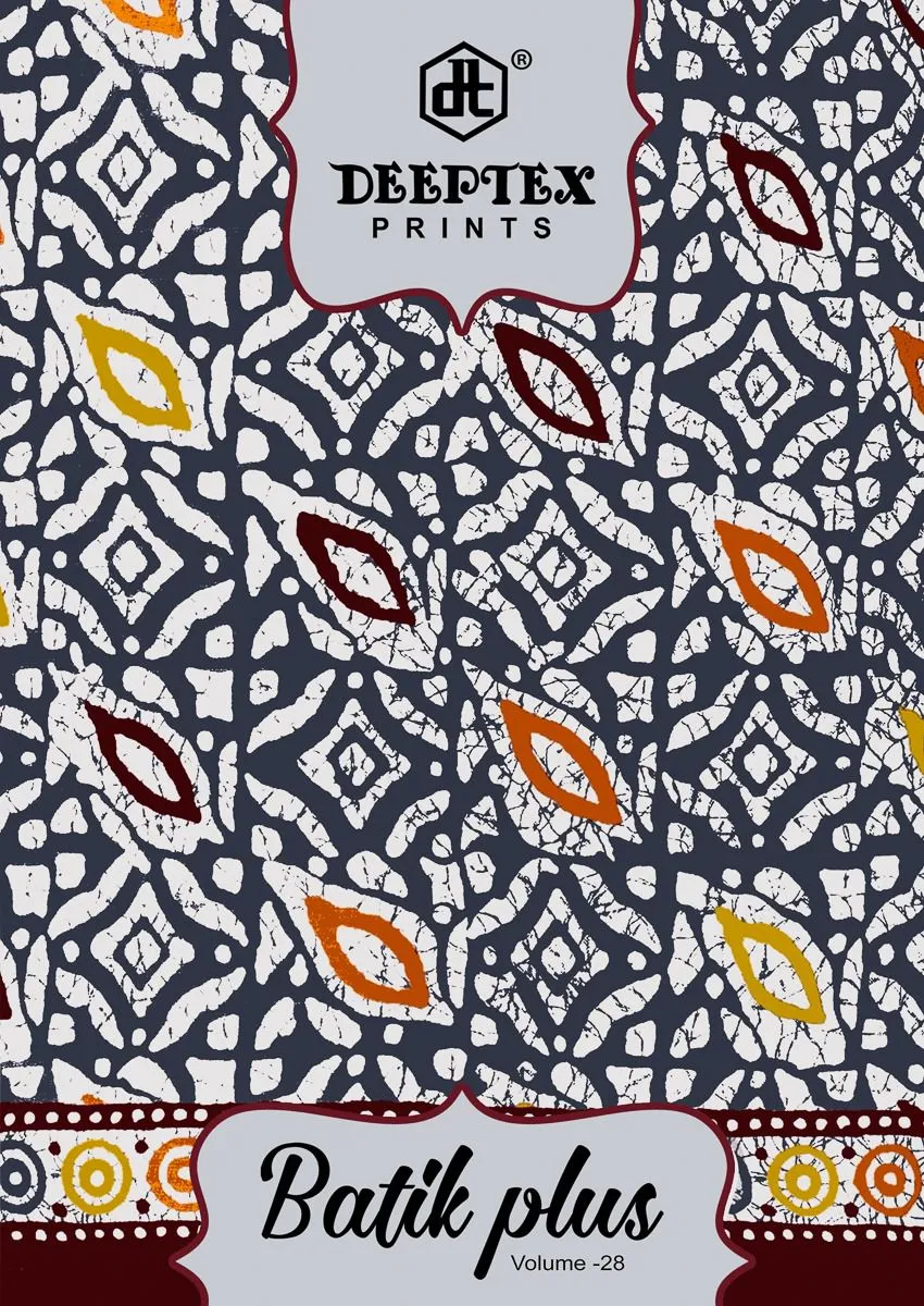 Deeptex Batik Plus Vol 28 Batik Printed Unstitched Salwar Suit Wholesaler