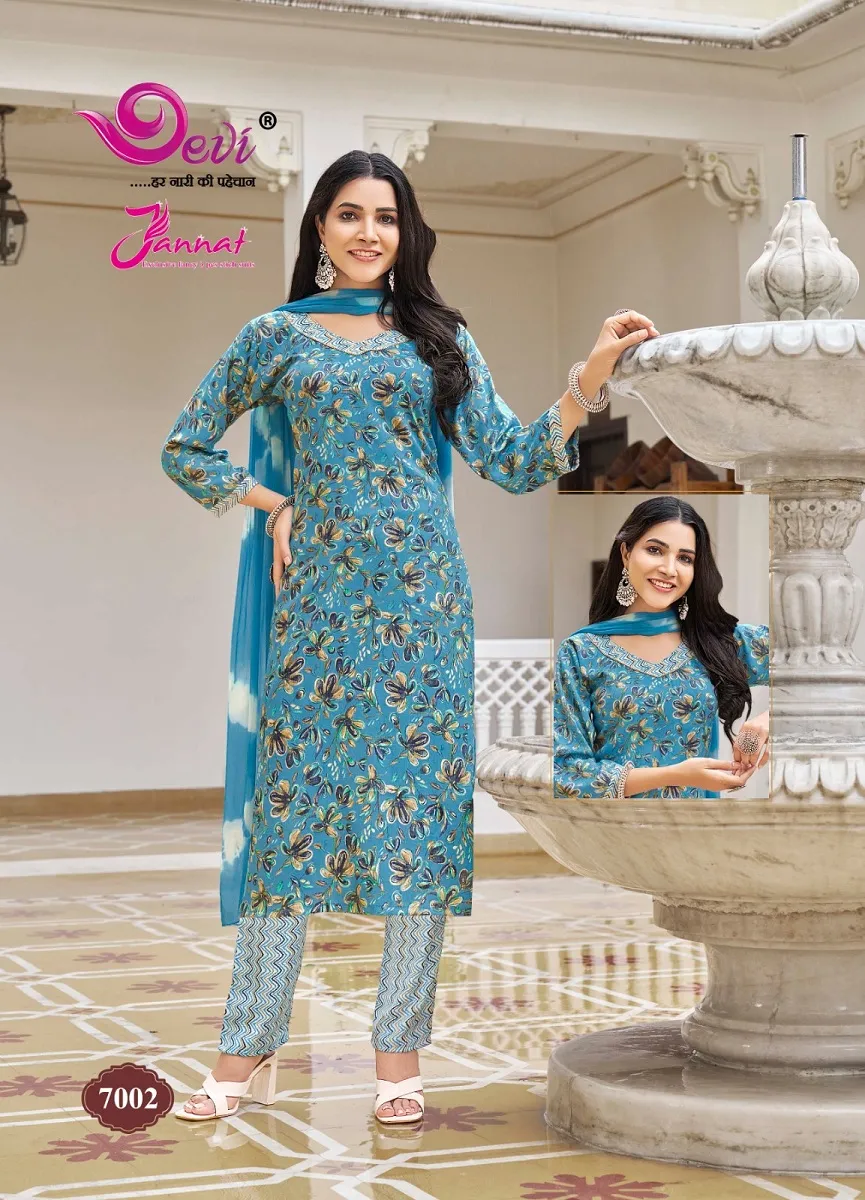 Devi Jannat Vol 7 Readymade Wholesale Suit Supplier Surat - Image 2