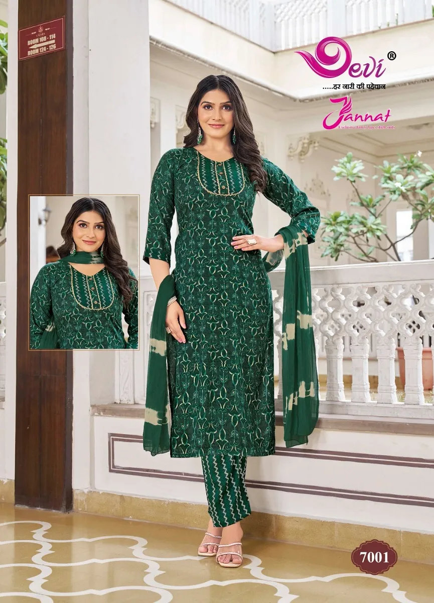 Devi Jannat Vol 7 Readymade Wholesale Suit Supplier Surat - Image 3
