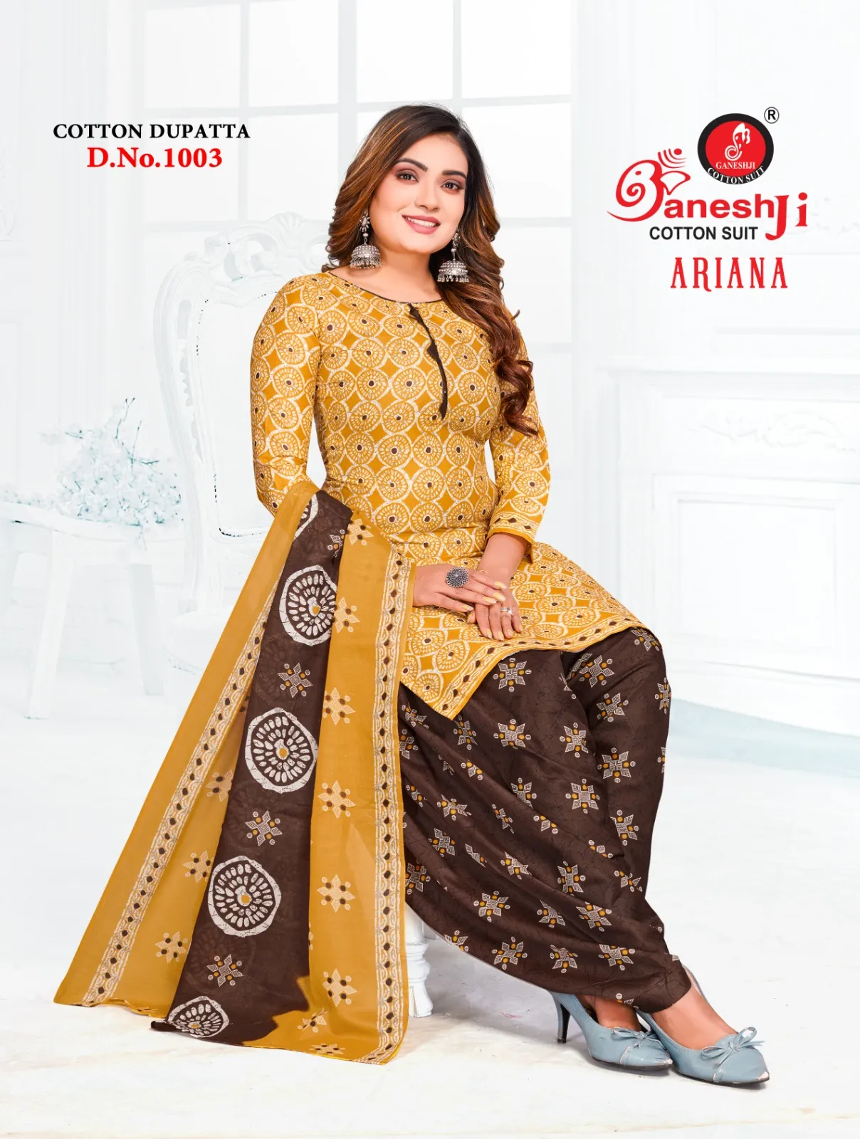 Wholesale Catalogue Supplier of Ganeshji Brand Ariana Vol 01 - Image 12