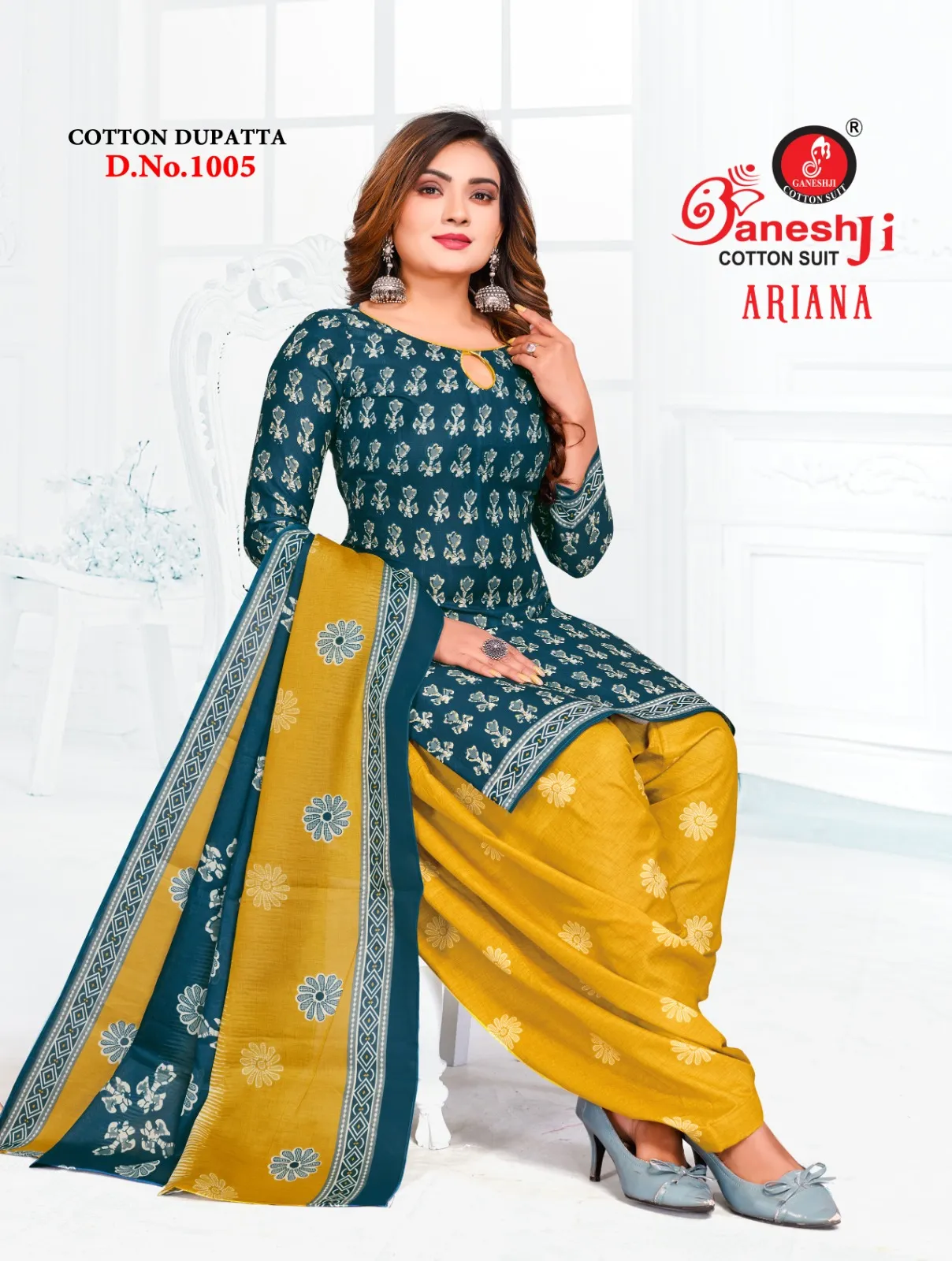 Wholesale Catalogue Supplier of Ganeshji Brand Ariana Vol 01 - Image 8