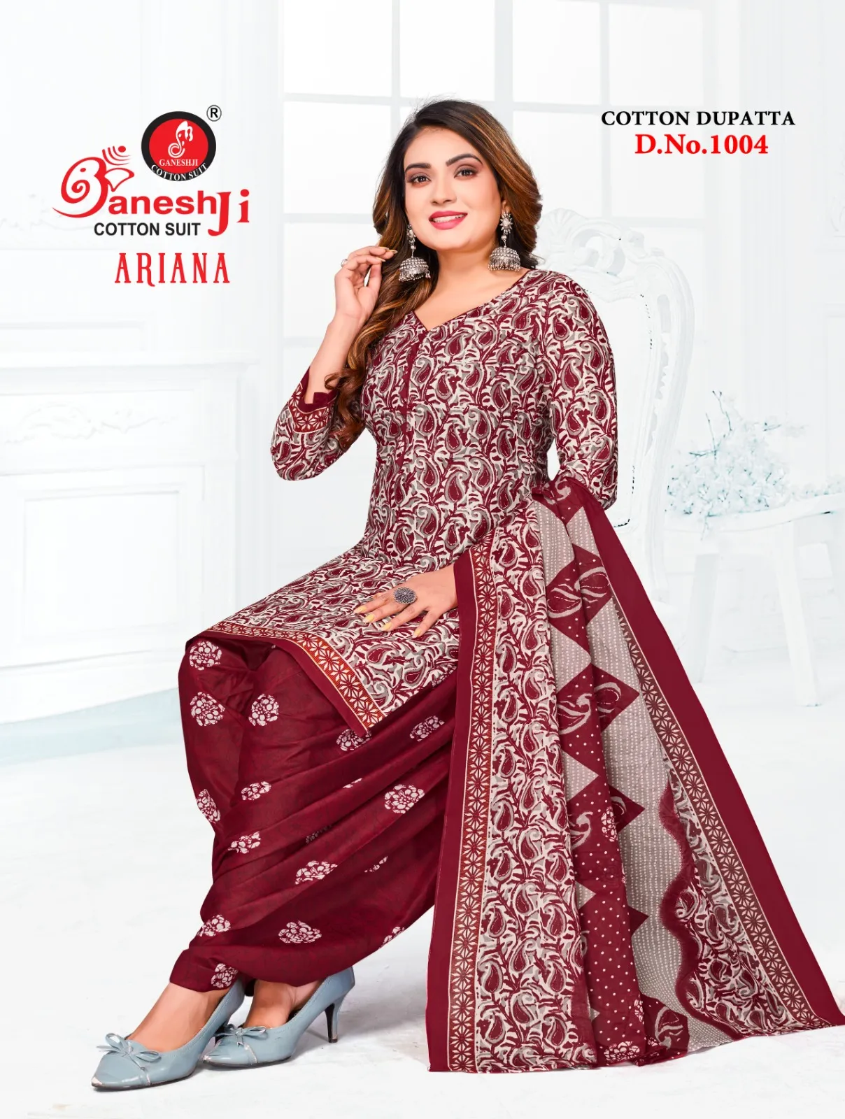 Wholesale Catalogue Supplier of Ganeshji Brand Ariana Vol 01 - Image 9