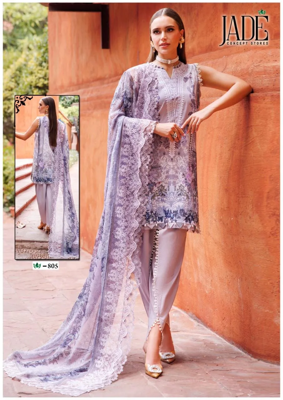 Jade Concept Store - Crimson Exclusive Heavy Lawn Collection Vol. 8 Pakistani Cotton Printed Daily Wear Suit