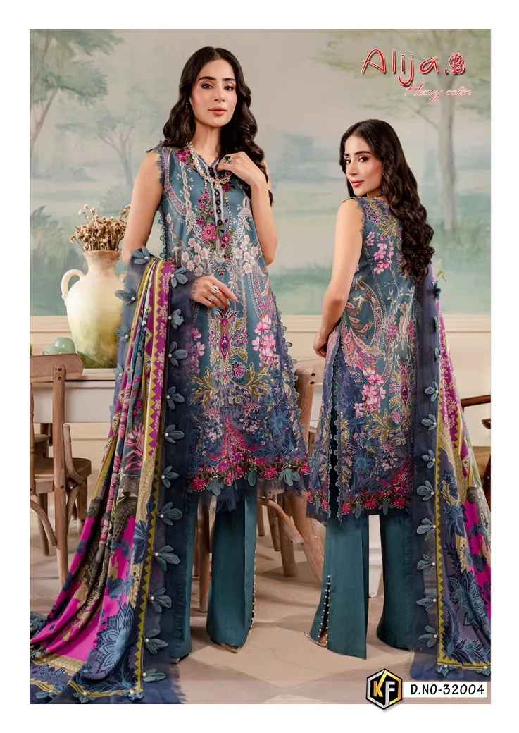 Keval Alija Vol 32 Heavy Cotton Printed Pakistani Fashion Salwar Suit Wholesaler - Image 7