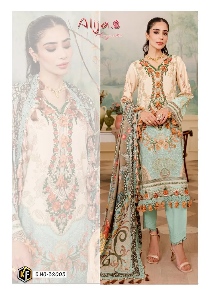 Keval Alija Vol 32 Heavy Cotton Printed Pakistani Fashion Salwar Suit Wholesaler - Image 8
