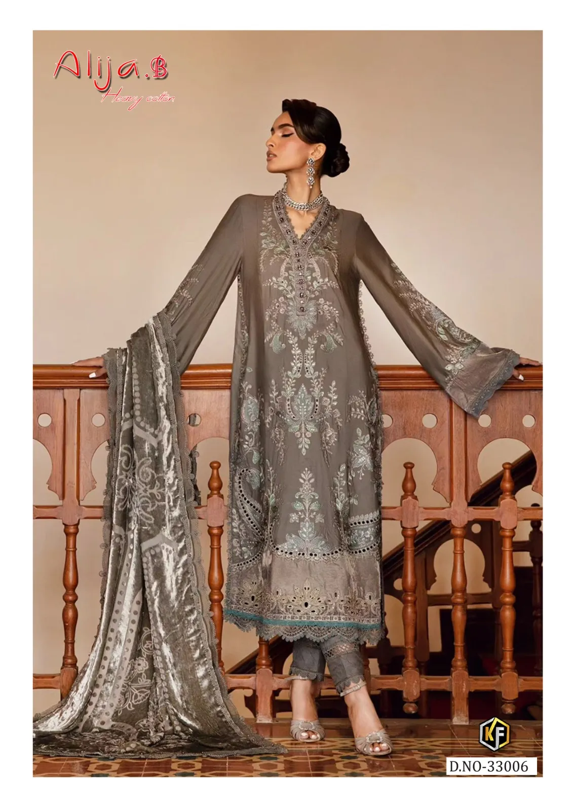 KevalFab Alija.B Vol 33 Summer Wear Pakistani Printed Salwar Suit Wholesaler - Image 3