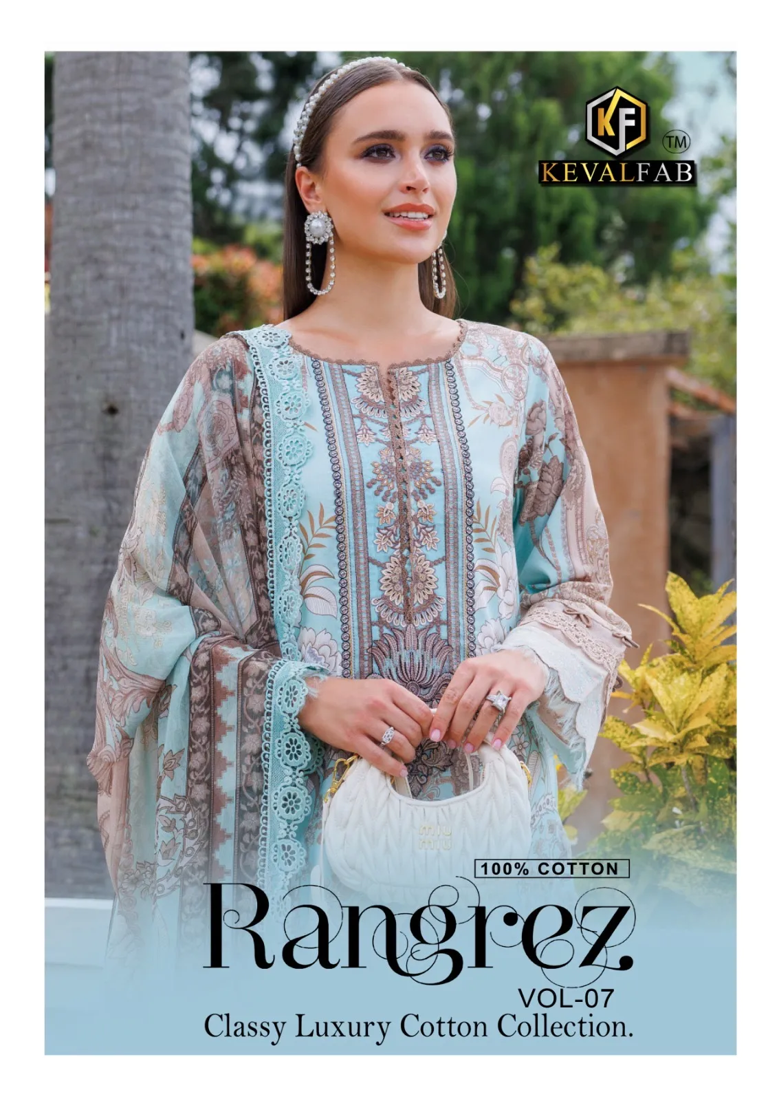 Wholesaler Of Kevalfab Rangrez Vol 7 Pakistani Style Cotton Printed Salwar Suit