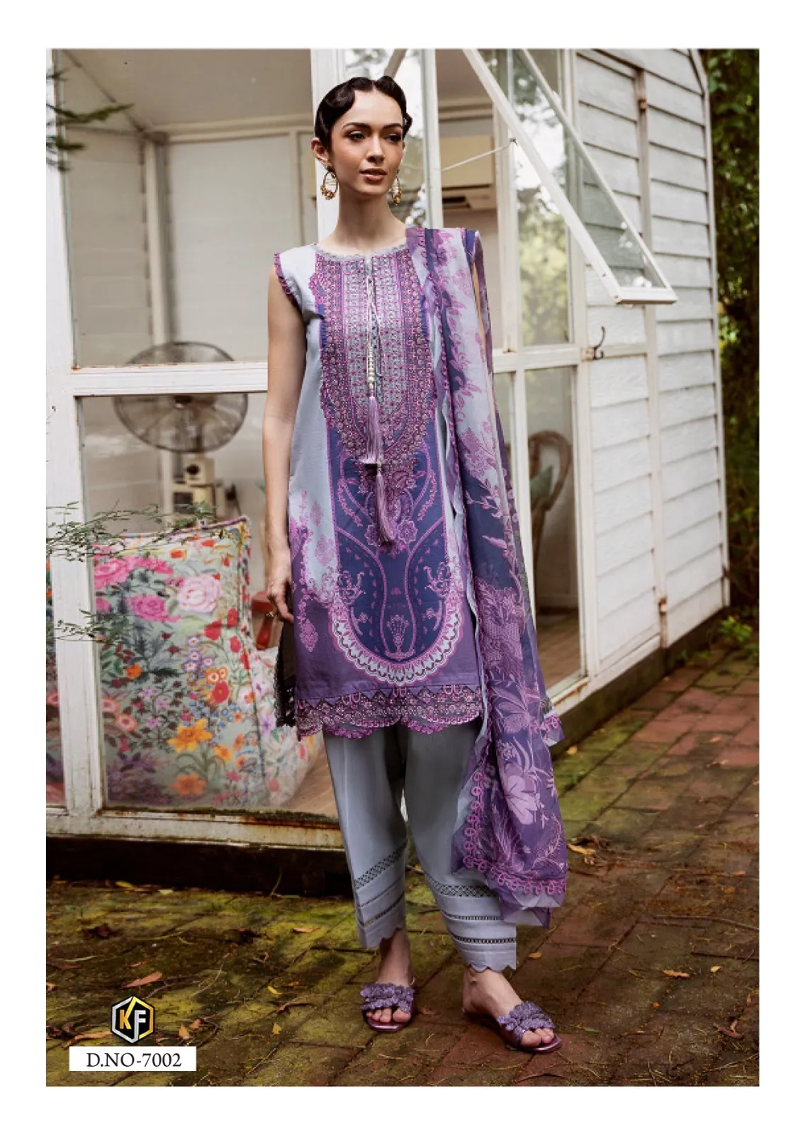 Wholesaler Of Kevalfab Rangrez Vol 7 Pakistani Style Cotton Printed Salwar Suit - Image 4
