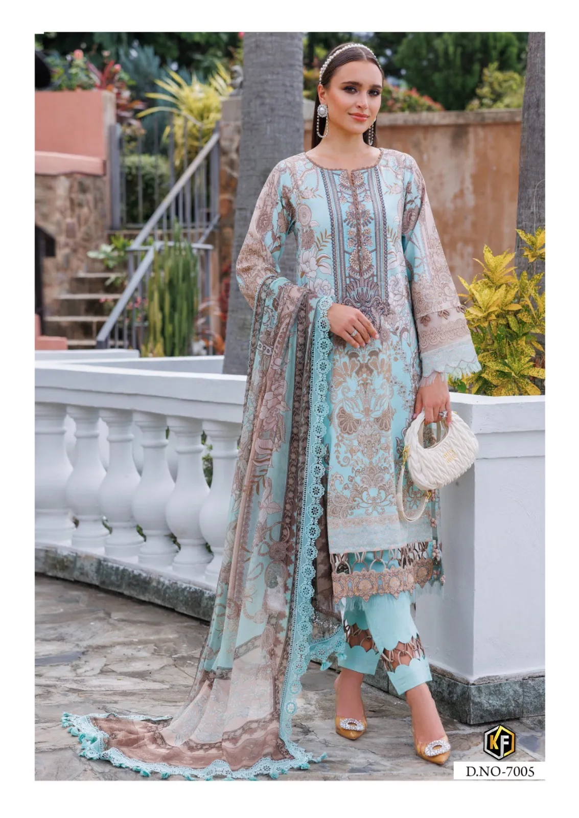 Wholesaler Of Kevalfab Rangrez Vol 7 Pakistani Style Cotton Printed Salwar Suit - Image 6
