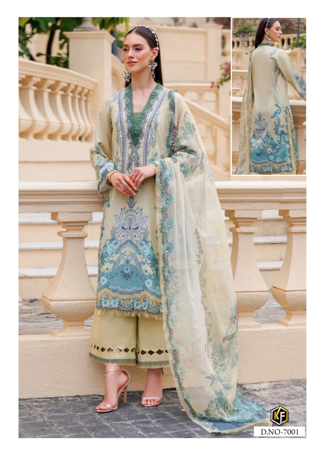 Wholesaler Of Kevalfab Rangrez Vol 7 Pakistani Style Cotton Printed Salwar Suit - Image 8