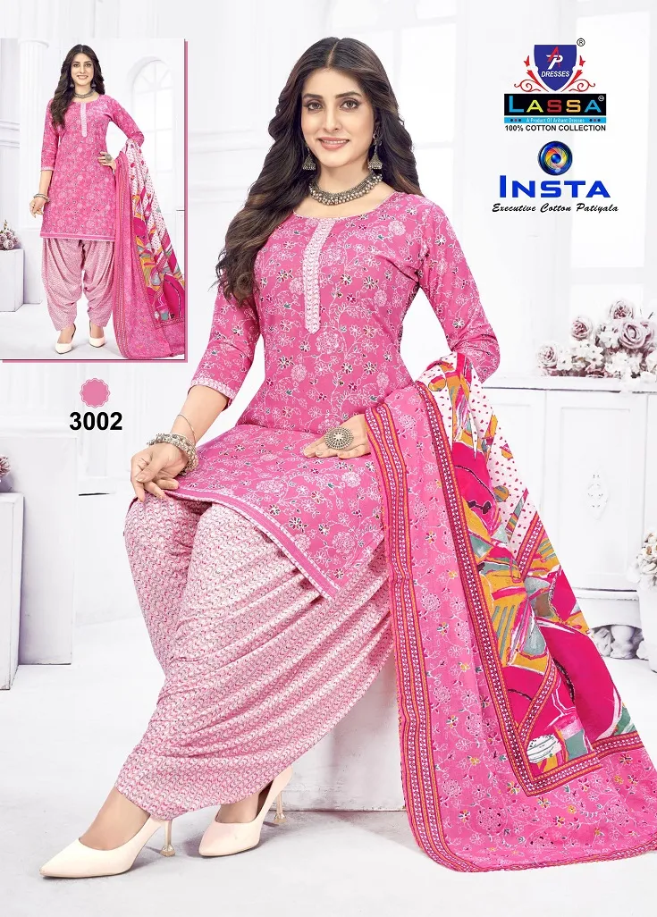 Lassa Insta Vol 3 Cotton Printed Salwar Suit Wholesaler - Image 3