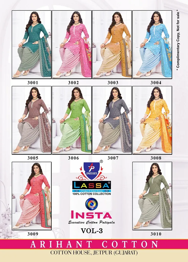 Lassa Insta Vol 3 Cotton Printed Salwar Suit Wholesaler - Image 4