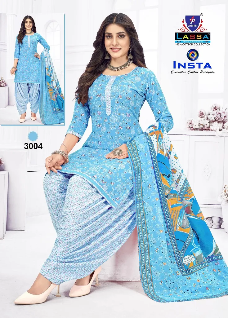 Lassa Insta Vol 3 Cotton Printed Salwar Suit Wholesaler - Image 9