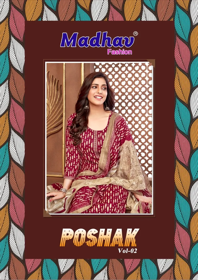 Madhav Poshak Vol 2 Low Range Fully Stitched Readymade Salwar Suit Wholesaler