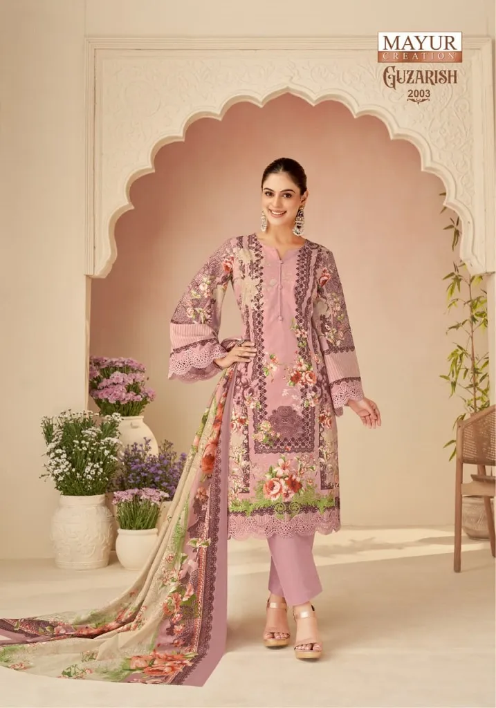 Pakistani Print Daily Wear Cotton Straight Salwar Suit Mayur Guzarish Vol 2 Ethnic Suits - Image 10