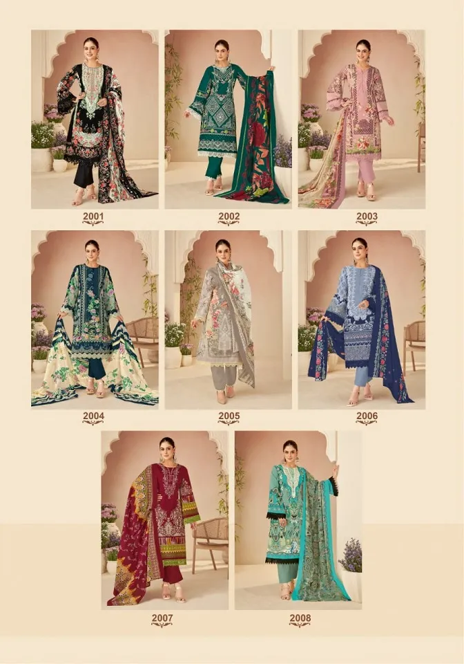 Pakistani Print Daily Wear Cotton Straight Salwar Suit Mayur Guzarish Vol 2 Ethnic Suits - Image 4