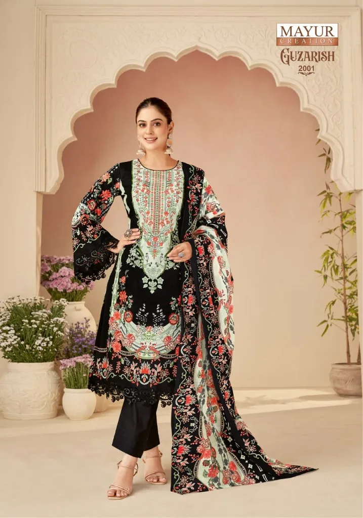 Pakistani Print Daily Wear Cotton Straight Salwar Suit Mayur Guzarish Vol 2 Ethnic Suits - Image 5
