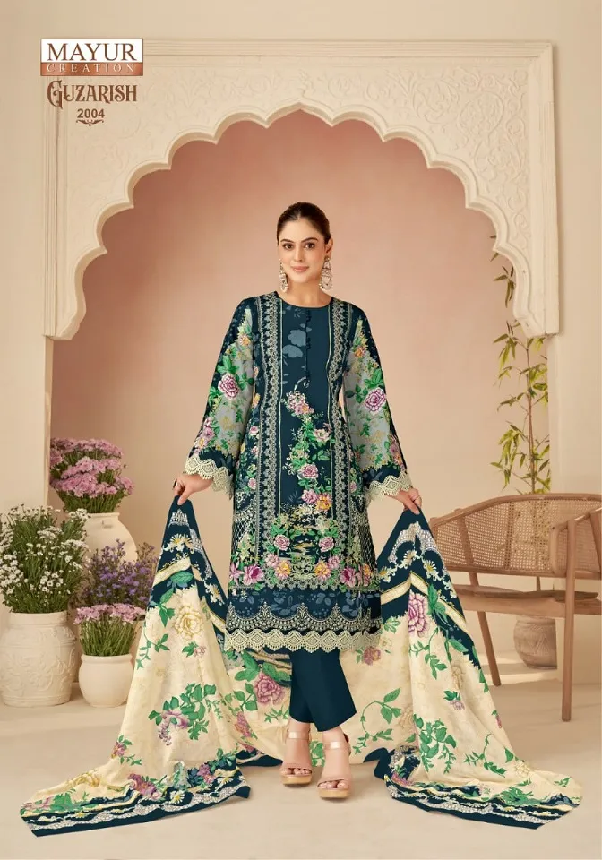Pakistani Print Daily Wear Cotton Straight Salwar Suit Mayur Guzarish Vol 2 Ethnic Suits - Image 8