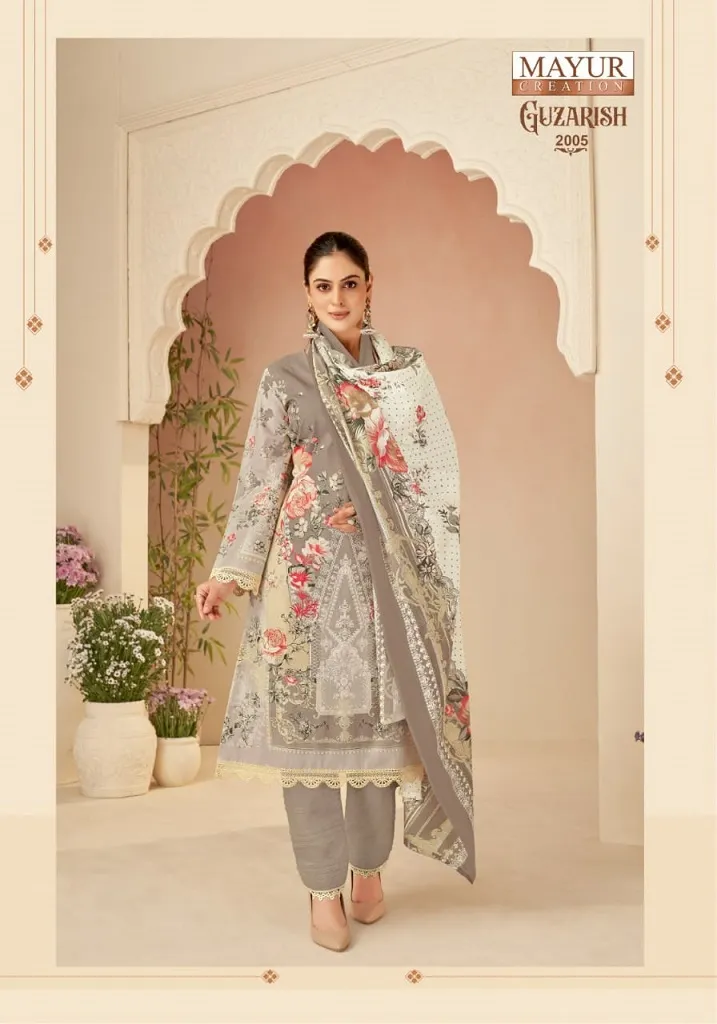 Pakistani Print Daily Wear Cotton Straight Salwar Suit Mayur Guzarish Vol 2 Ethnic Suits - Image 9