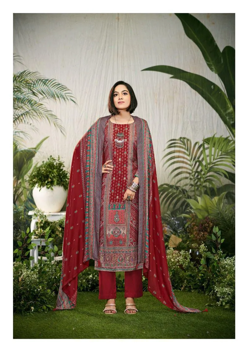 Pure Pashmina Handwork Suit Winter Wear Suit Nishant Fashion Jhalak Vol-2