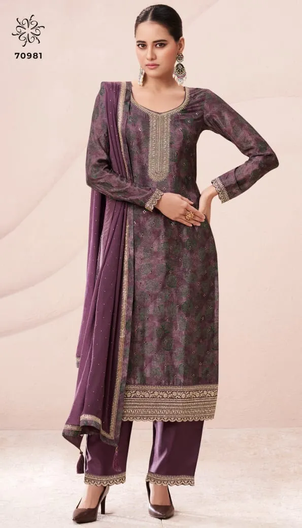 Vinay Fashion Kuleesh Pahal 2 Straight Ethnic Suit Wholesale Catalogue - Image 2