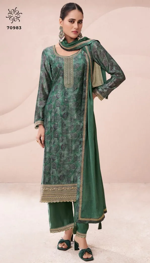Vinay Fashion Kuleesh Pahal 2 Straight Ethnic Suit Wholesale Catalogue - Image 3