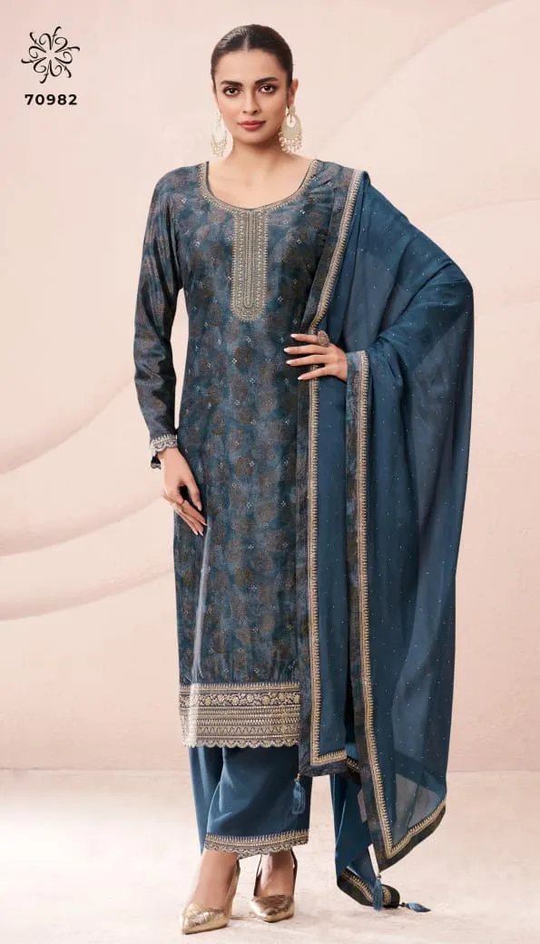 Vinay Fashion Kuleesh Pahal 2 Straight Ethnic Suit Wholesale Catalogue - Image 5