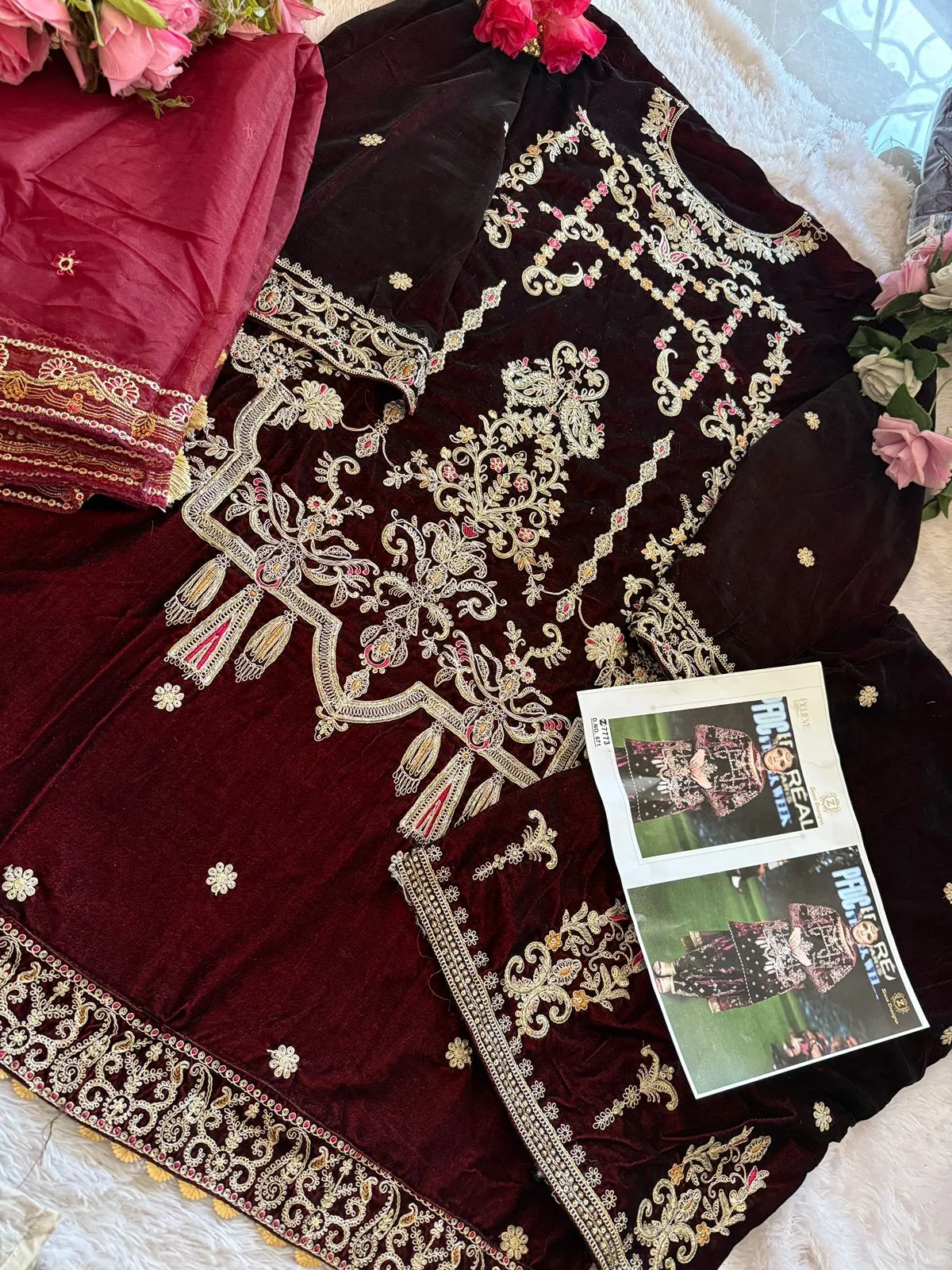 Ziaaz Designs 671 Stylish New Pakistani Salwar Suit Wholesale Seller - Image 2