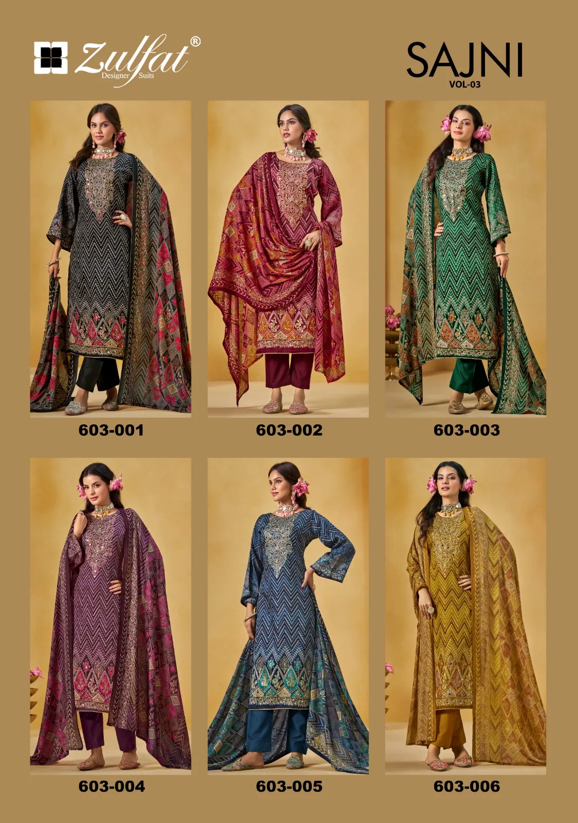 Zulfat Designer Sajni Vol 3 Jaam Cotton Printed Daily Wear Suit - Image 2