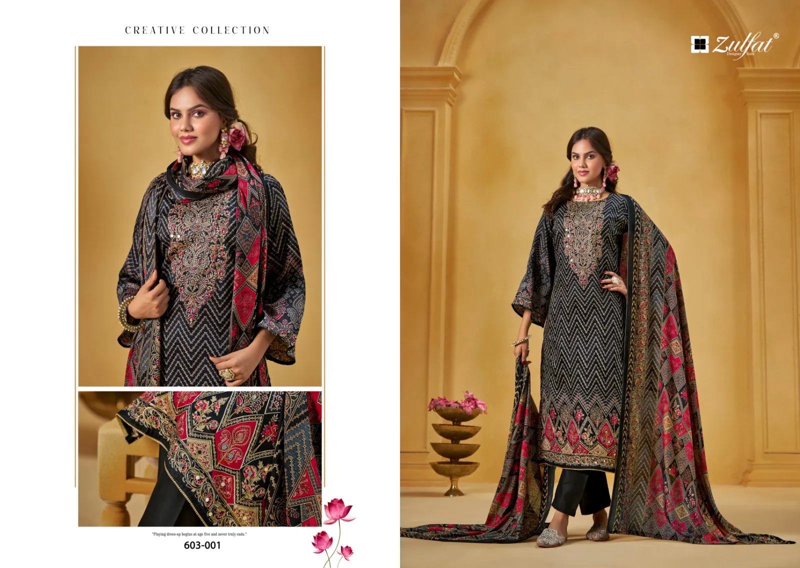 Zulfat Designer Sajni Vol 3 Jaam Cotton Printed Daily Wear Suit - Image 3