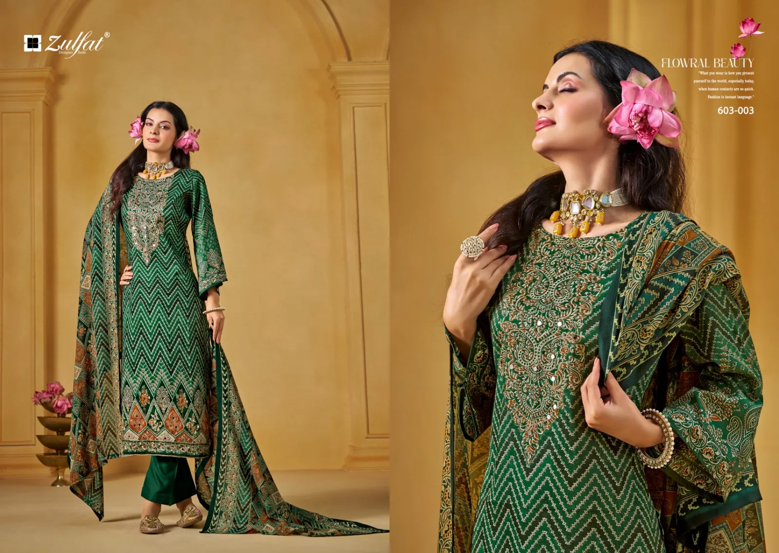 Zulfat Designer Sajni Vol 3 Jaam Cotton Printed Daily Wear Suit - Image 4