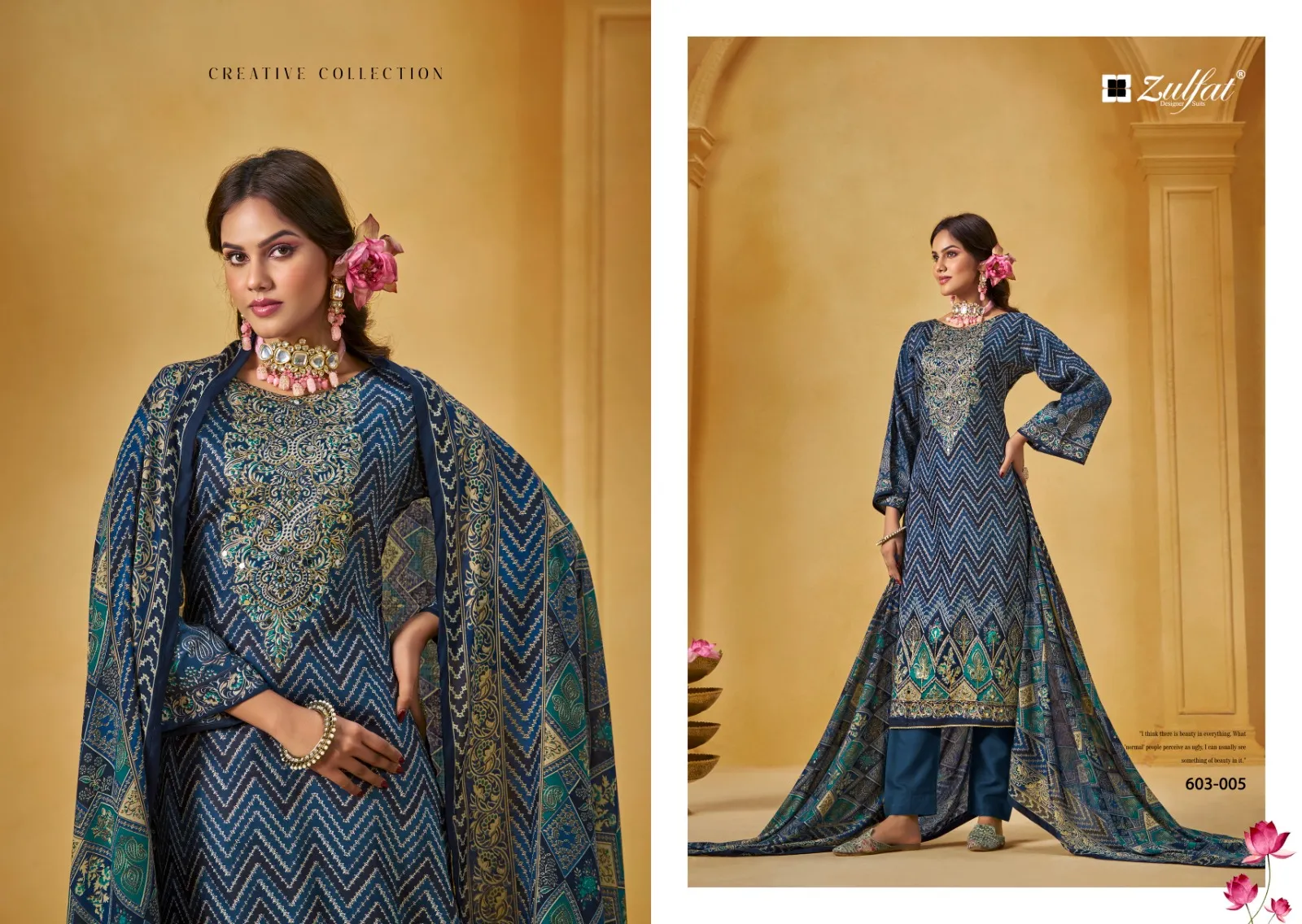 Zulfat Designer Sajni Vol 3 Jaam Cotton Printed Daily Wear Suit - Image 5