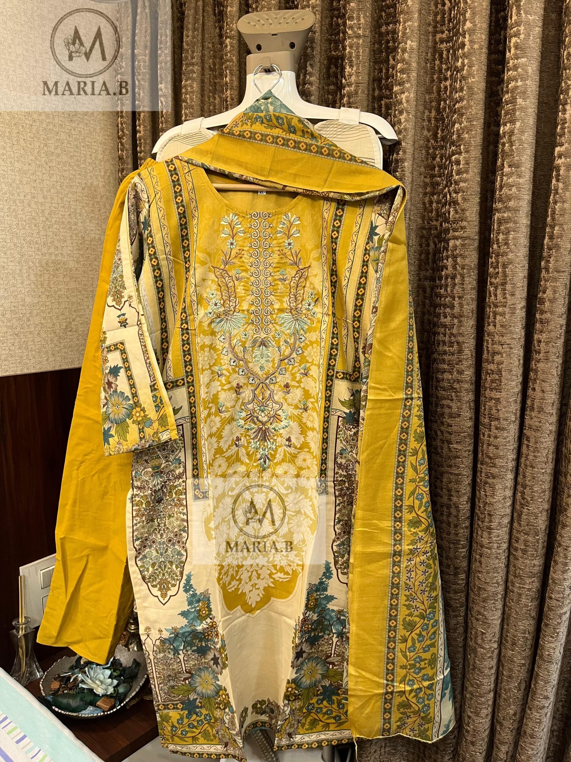 Maria b Stitch Vol15 Pakistani Stitched Cotton Suits - Image 4