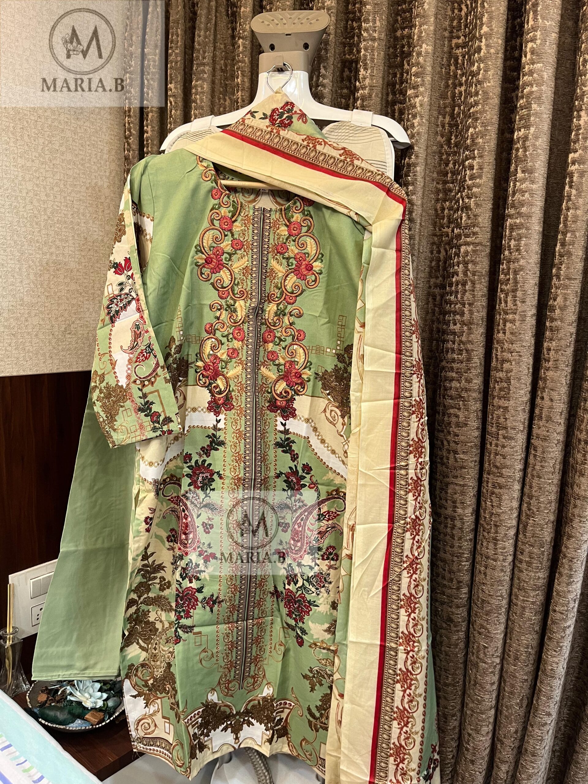 Maria b Stitch Vol15 Pakistani Stitched Cotton Suits - Image 2