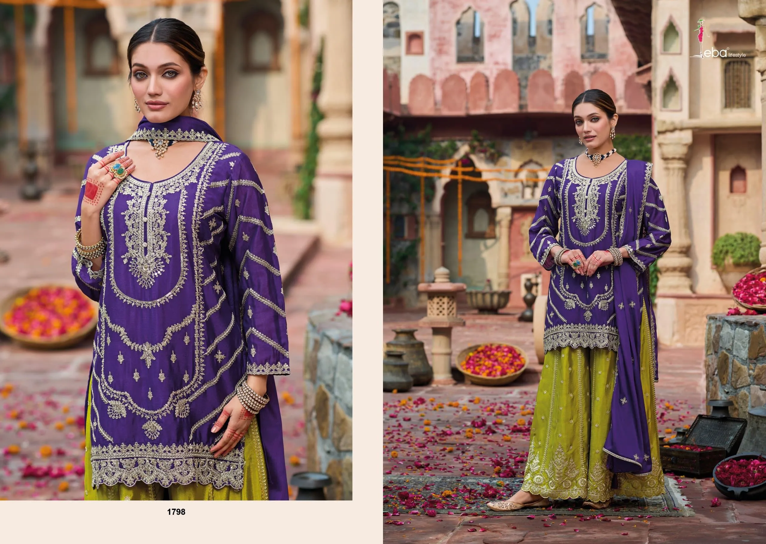 Kanak By Eba Stylish Pakistani Sahara Suit Eid Wear Design - Image 2