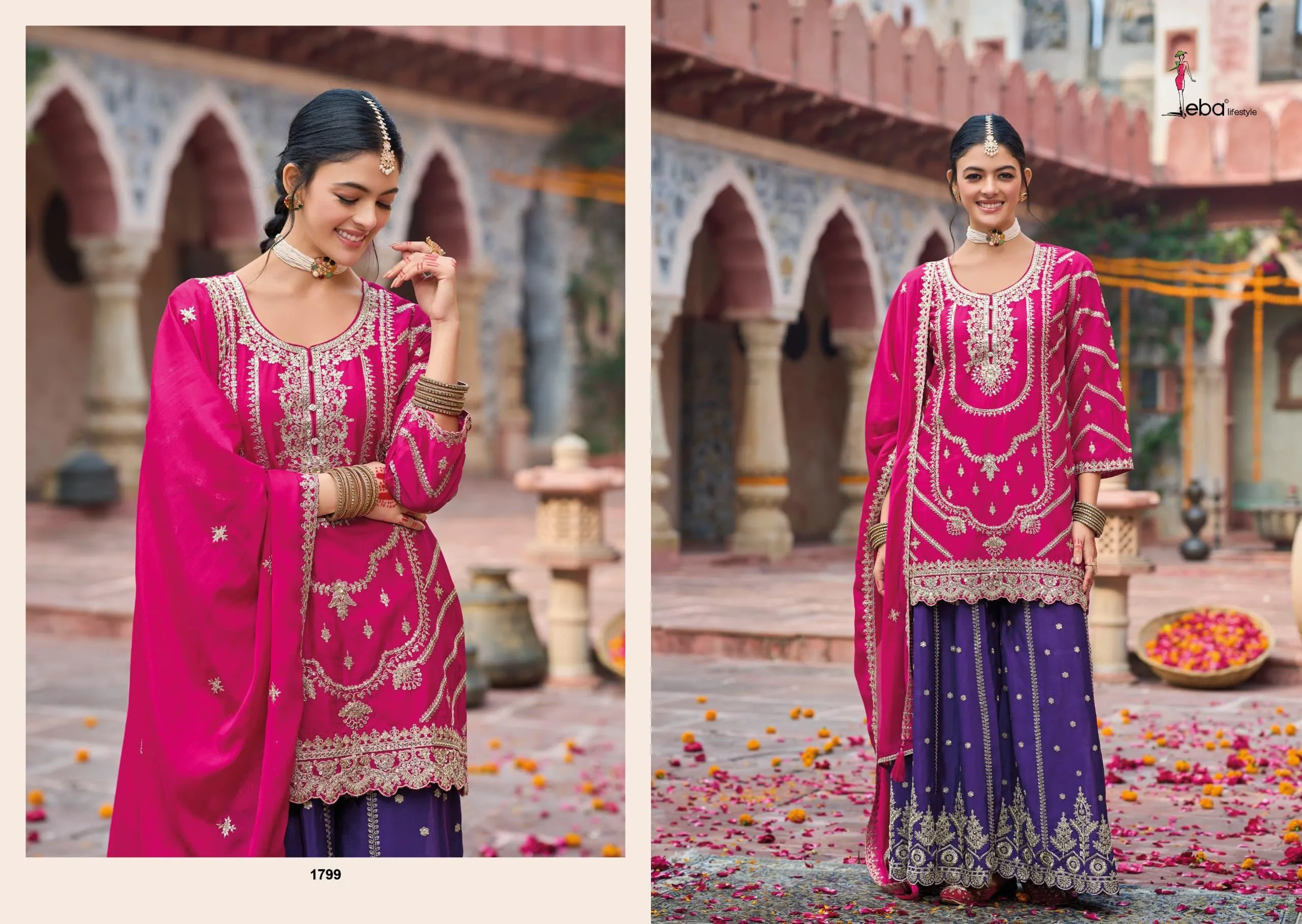 Kanak By Eba Stylish Pakistani Sahara Suit Eid Wear Design - Image 3