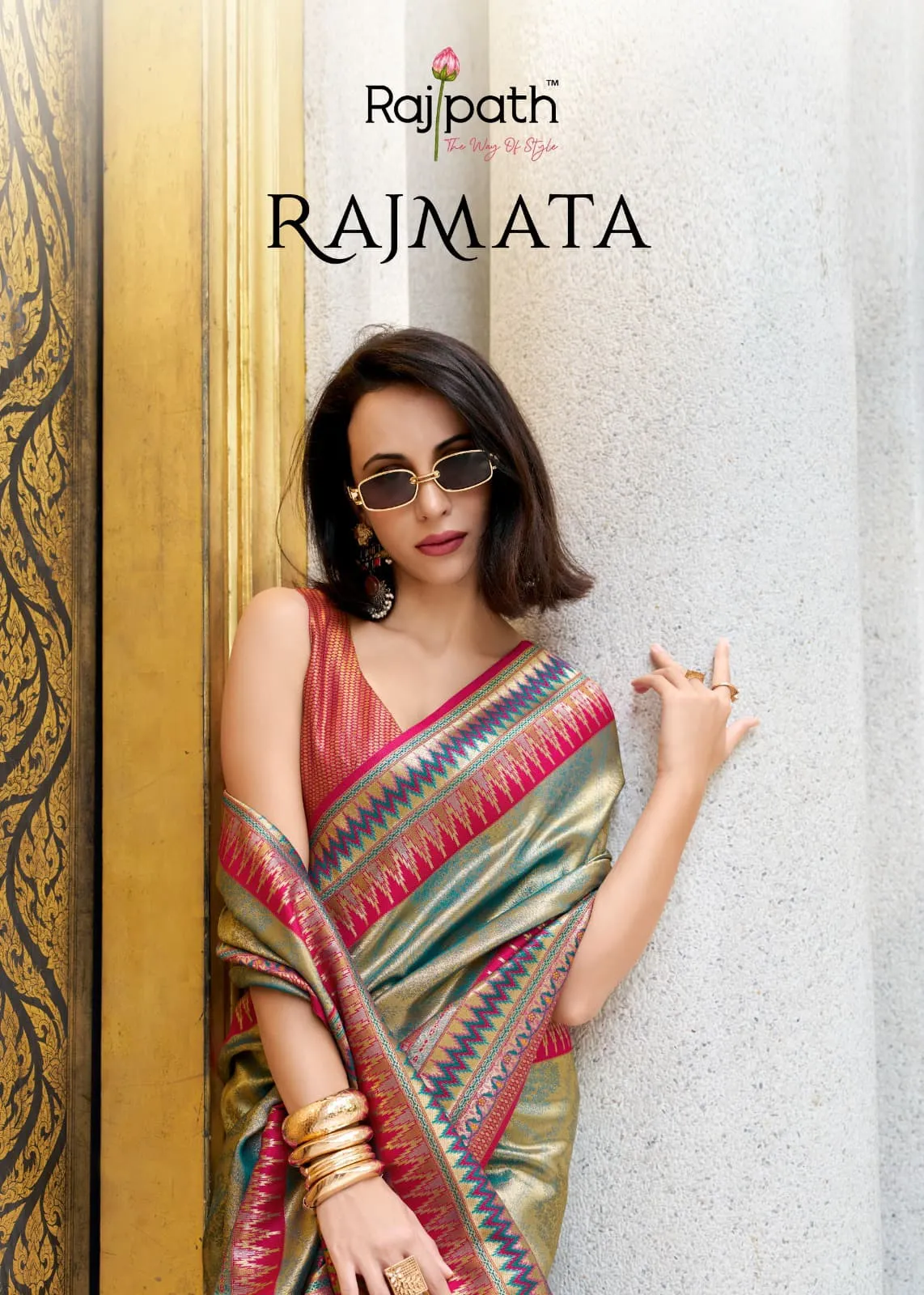 Rajmata By Rajpath Fabrics Tissue Silk Wedding Saree Wholesale