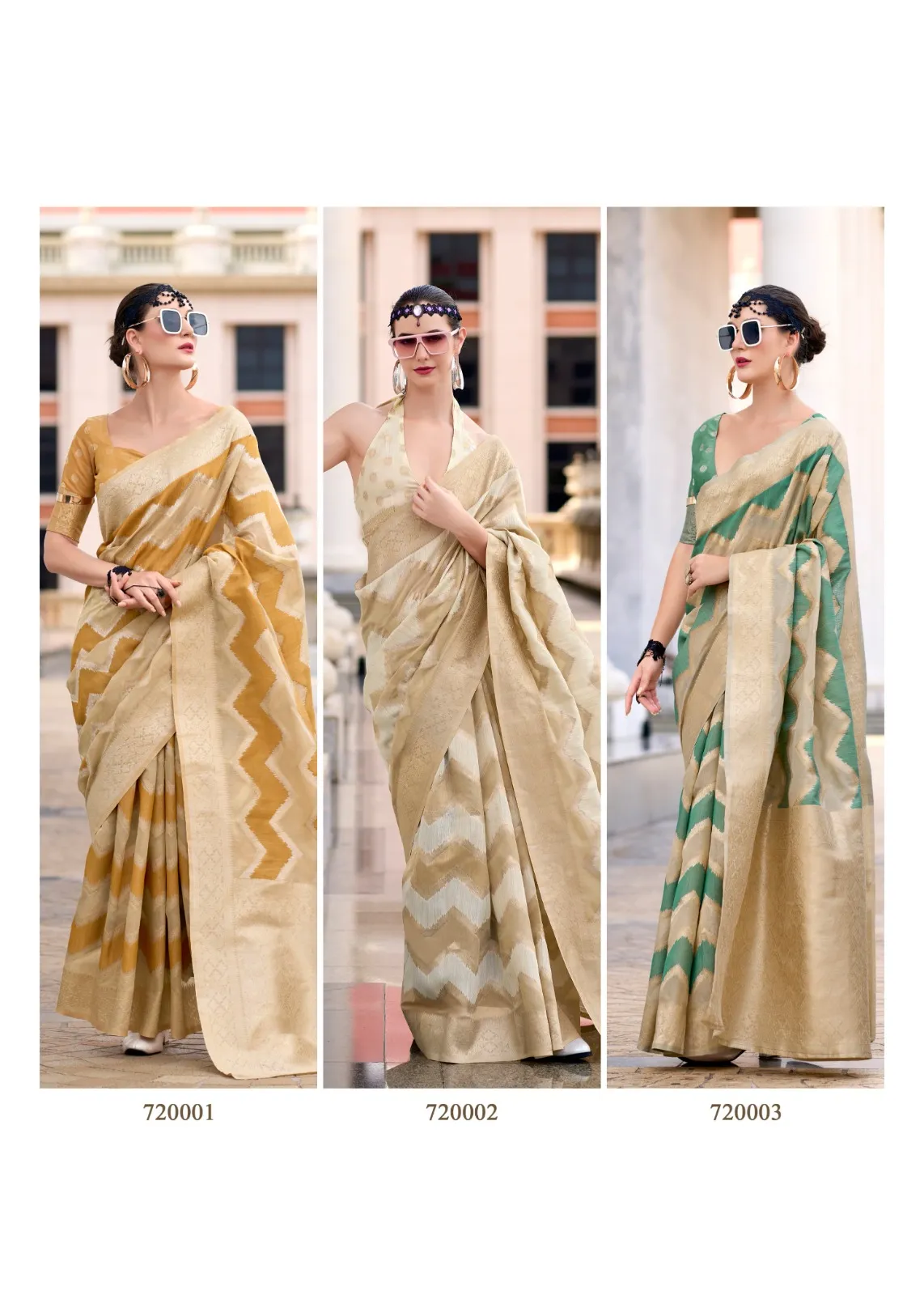 Rajpath Fabric renault Silk Cotton Linen Fancy Saree - Image 6
