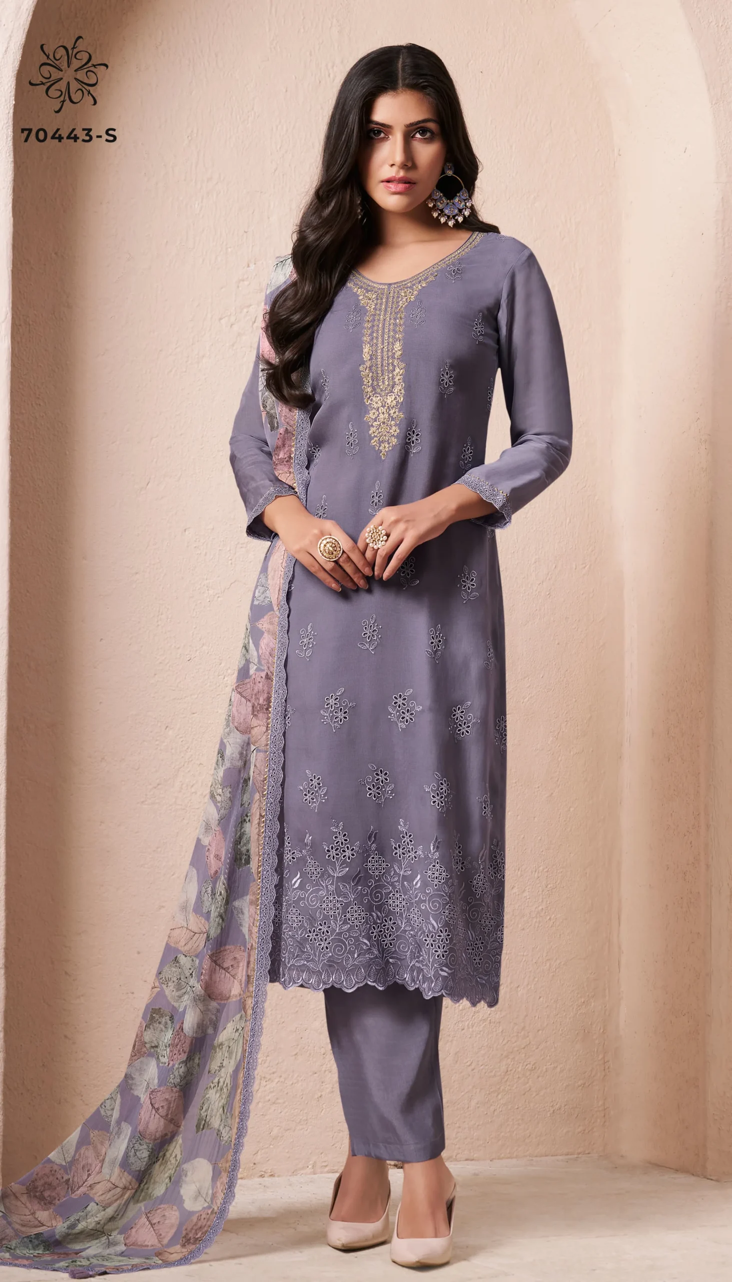 Vinay Fashion Kuleesh Khwaab Catalog Wholesale Organza Suit For Ramzan Eid - Image 3