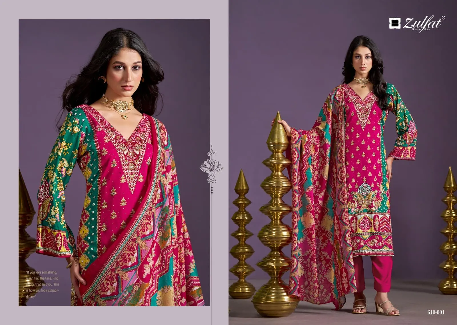 Zulfat Designers Aayat Vol 10 Wholesale Handwork Dress Materials - Image 8