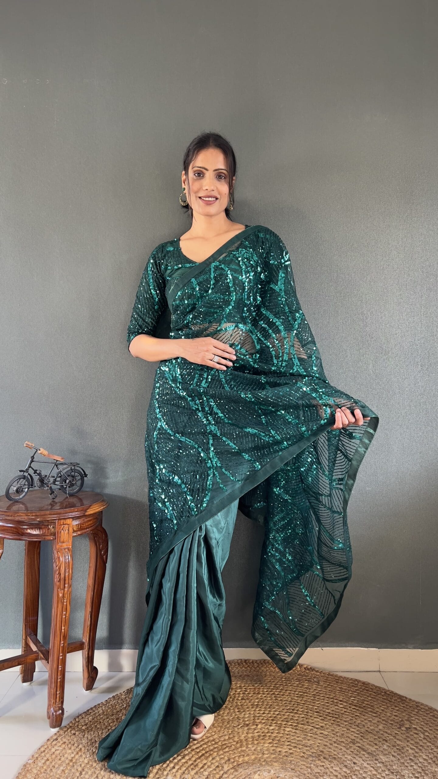 1 min Saree Ready To Wear