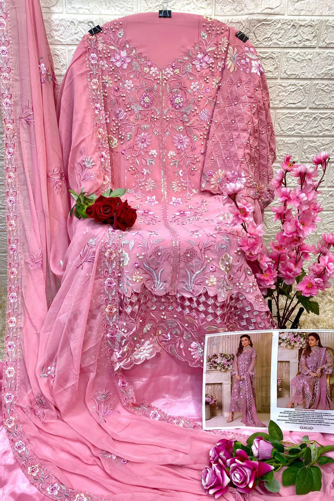 Georgette Salwar Suit For Eid - Image 2